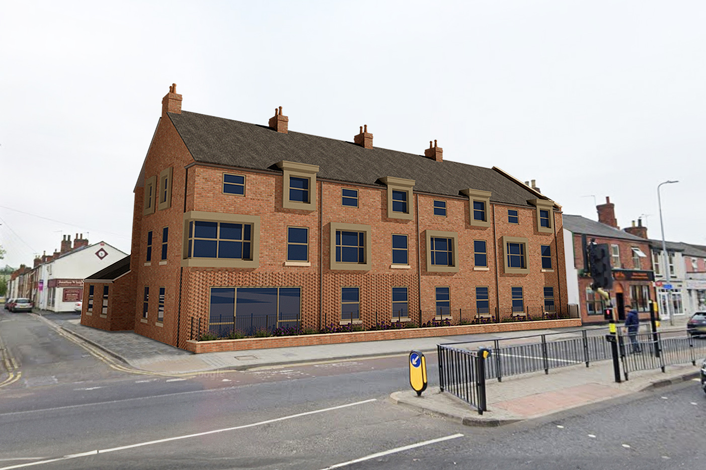 Picture showing what the new building will look like